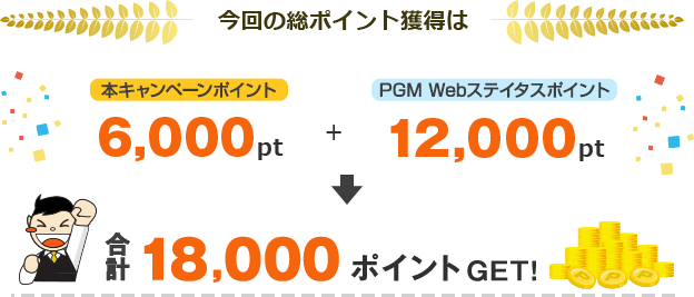 今回の総ポイント獲得は