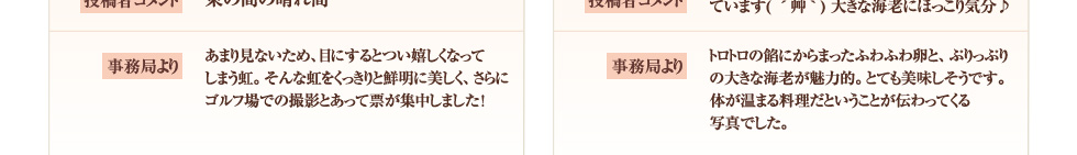 フォトコンテスト 結果発表