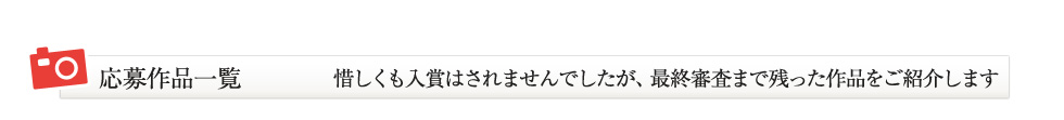 応募作品一覧