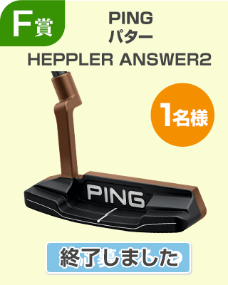 F賞 ピン パター　HEPPLER ANSWER2