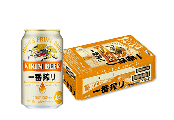 キリンビール 一番搾り 350ml缶 1ケース(24缶)
